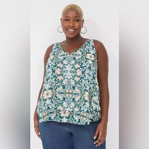 Swing Double-Layer Chiffon Tank